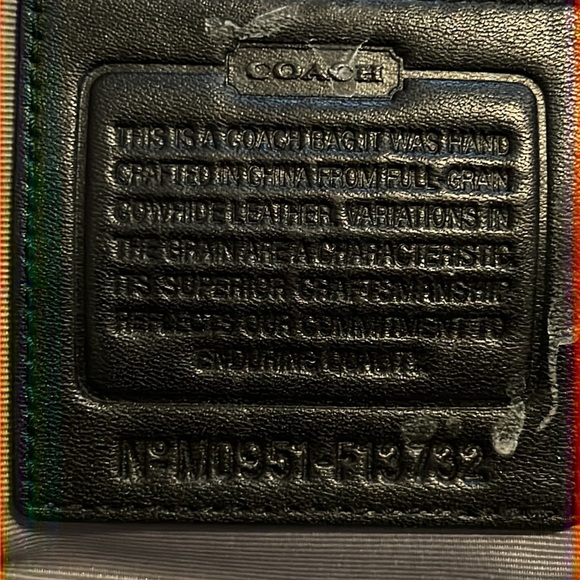 COACH Black Satchel Authentic - Picture 4 of 16